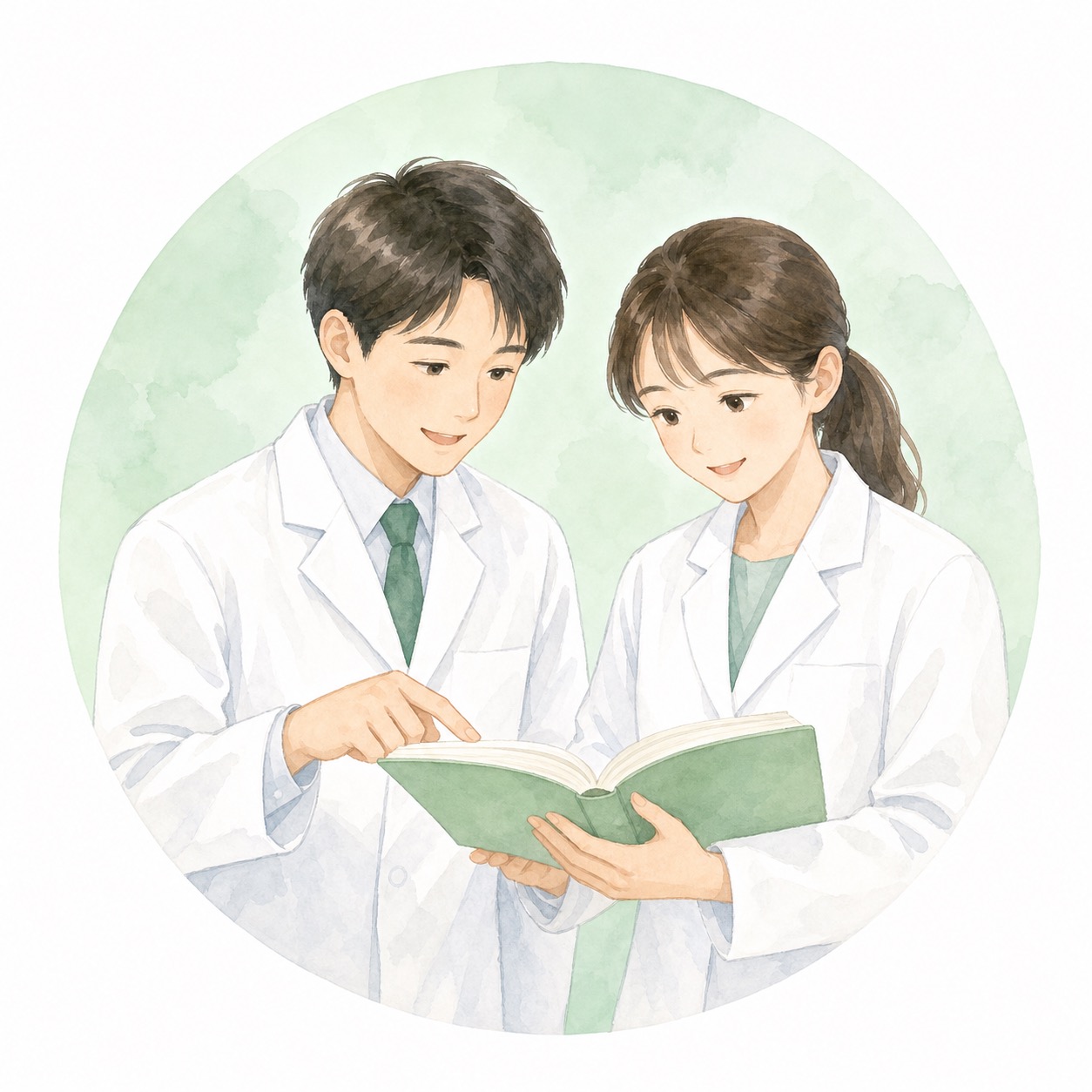充実の研修・教育のイラスト
